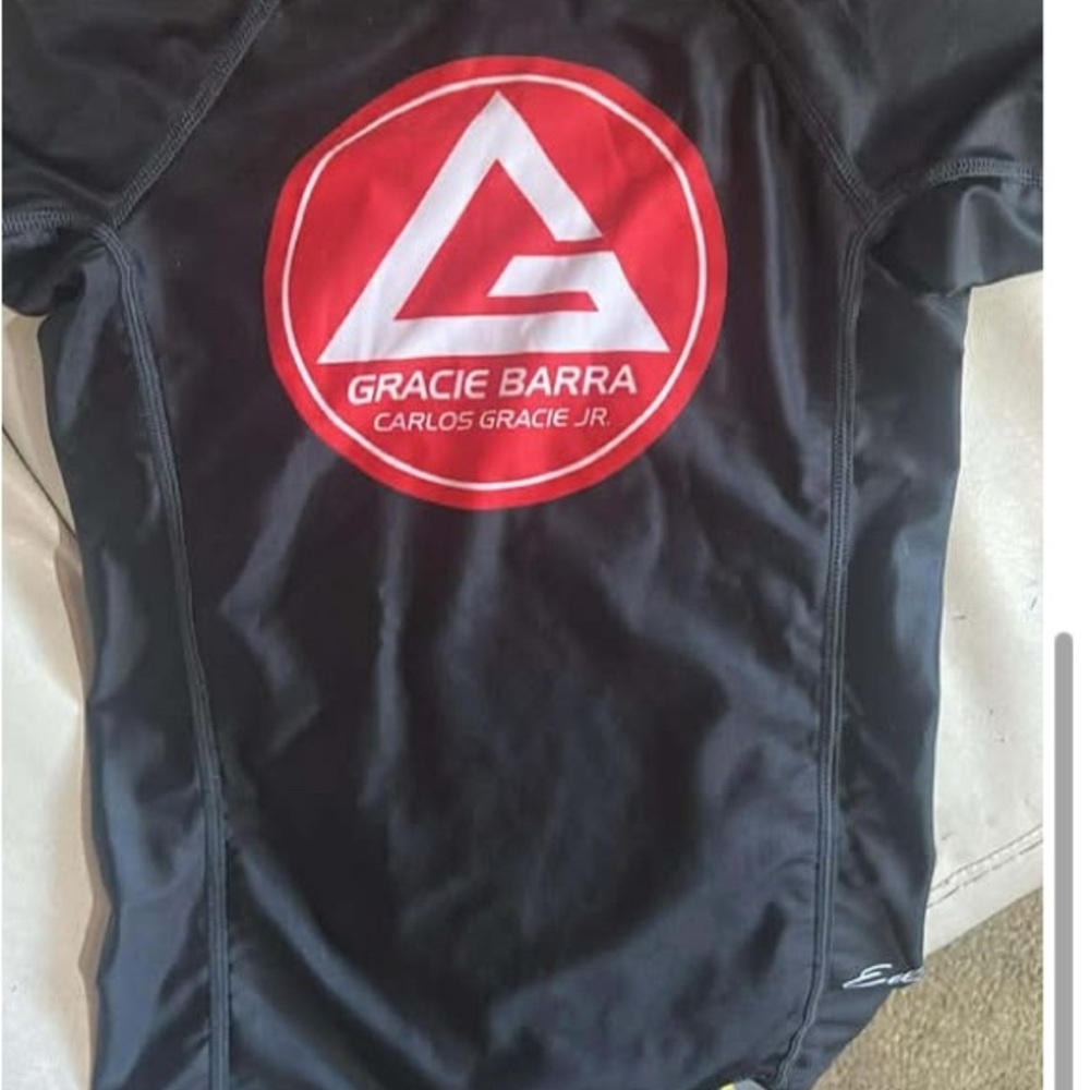 Gracie Barra Black Rash Guard